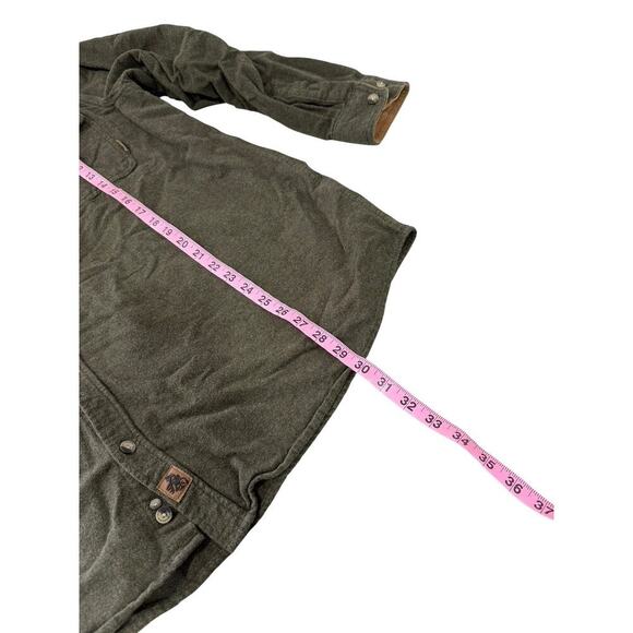 Legendary Whitetails Shirt Mens Sz 2XL Green Buck Camp Button Up Hunting Outdoor - Picture 6 of 6